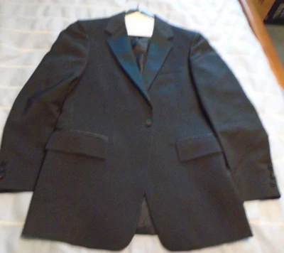 Men's After Six Black Tuxedo Dinner Jacket Prom Wedding 37S VGC - Image 1 of 4