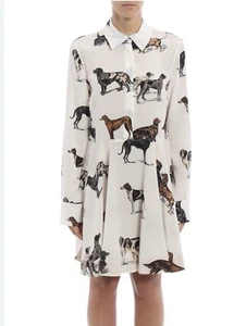 Rare - Stella McCartney 2016 Silk Dog Dress. Size 36. Size 8-10 - Picture 1 of 7