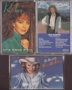 Cassette Lot x 3 - REBA McENTIRE: It's Your Call / My Kind of Country / Best of - Picture 1 of 2