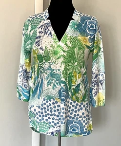 *SALE!* NWT ATELIER5 Tunic Blouse SMALL Floral ARTSY Gozde Yilmaz #55 Atelier 5 - Picture 1 of 13