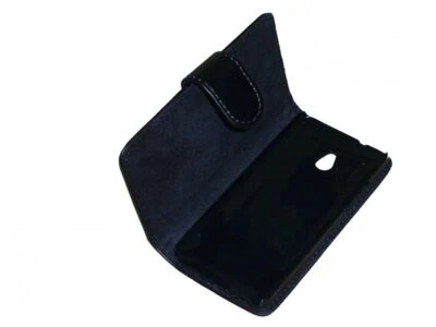 Case Custodia per Cellulare Custodia Flip per HTC One Mini a Libro Nero - Immagine 1 di 4