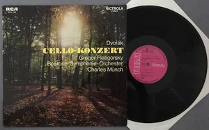N117 Dvorak Cello Concerto Piatigorsky Munch RCA VICS 1386 Stereo - Bild 1 von 3