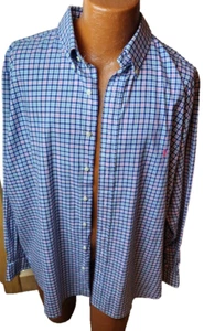 Polo Ralph Lauren Shirt XXL / 2 XB Green Blue Pink Plaid Long Sleeve Colorful - Picture 1 of 12