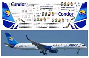 Boeing 757-300 condor Shoopy 1/144 PAS-DECALS 757300-01 - Bild 1 von 1