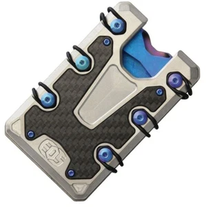 EOS Wallet 3.0 Satin Blue With Bottle Opener RFID-Blocking Deep Carry Money Clip - Picture 1 of 2