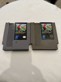 Golf (Nintendo, NES 1985) 2X Both Games One Price!  Works! Ships FREE! 🔥🎮