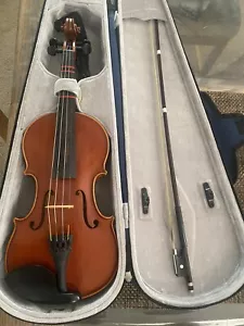 N PAGANINI 3/4 SIZE STUDENT VIOLEN WITH BOW AND CASE - Picture 1 of 3