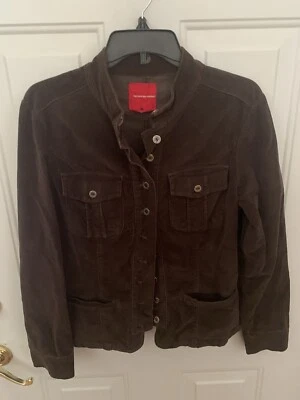 Chaqueta de Terciopelo Gloria Vanderbilt Años 80 De Colección - Marrón - Mediana Suave y Preciosa! Foto 1 de 4