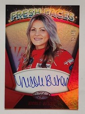 2018 Certified Fresh Faces Signatures #FFS-NB Nicole Behar Red Auto #71/75
