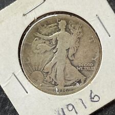 1916 P UNITED STATES WALKING LIBERTY HALF DOLLAR 50 CENT PIECE COIN