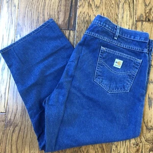 Carhartt FR Jeans Men’s 44 X 32 FIRE RESISTANT HCR 2 Workwear FRB 100 DNM USA - Picture 1 of 15