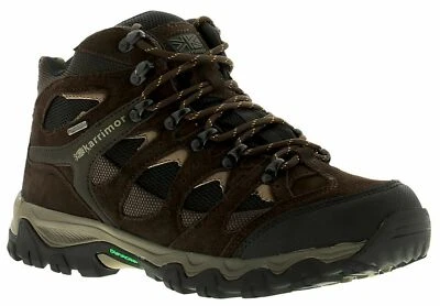 Karrimor Jura Mid Men's Weathertite Waterproof Hiking Walking Boots Brown - Image 1 of 4