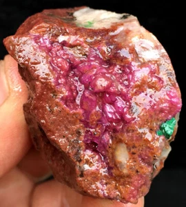 90g Natural Purple&Red Cobalt Calcite Metasomatic Crystal Specimen ia1867 - Imagen 1 de 8