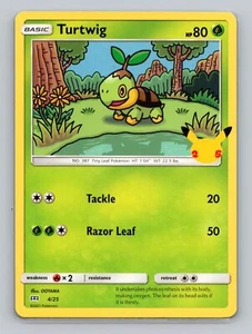 Turtwig #004/025 Promo Pokemon TCG McDonald's 25th Anniversary Promos - Picture 1 of 2