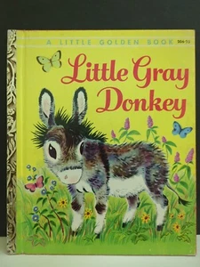 Little Gray Donkey Little Golden Book - First Edition "A" Printing 1954 *Nice* - Picture 1 of 21