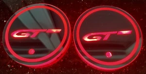 Auto LED Becher Untersetzer Becher Matte Becher 2x GT Line Logo Emblem USB Laden - Bild 1 von 5