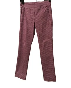 Margaret M Women's Casual Pants size S, Purple, White Pull On rayon, spandex - Picture 1 of 6