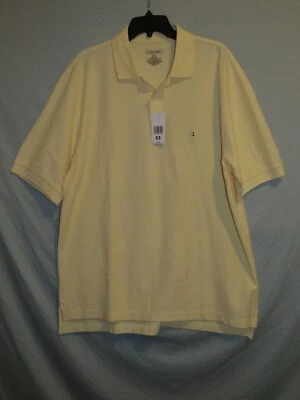 Nuevo con etiquetas Camisa Polo de Golf 100% Algodón Saddlebred Grande Amarilla Nueva Foto 1 de 4