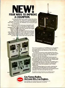 Cox Sanwa Radio System Print Ad Ephemera Wall Art Decor 8068/8054 Series - Picture 1 of 1