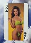 SEXY SUNSHINE GIRLS COLLECTIBLE PLAYING CARD 2 of CLUBS