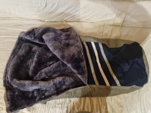 Rollstuhlsack Fußsack Schlupfsack Rollstuhl Rollstuhlsack mit echtem Lammfell! - Bild 1 von 3