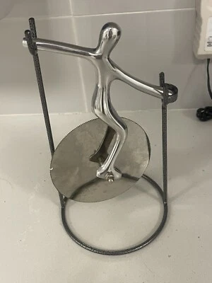 VERY RARE Collectible  The Silver Surfer Maquette Statue PIZZA CUTTER With stand - Image 1 of 4