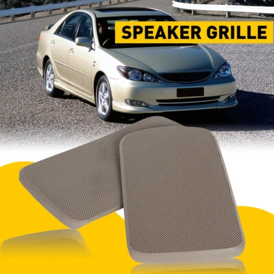 2x cubiertas de rejilla de altavoz trasero tostado para Toyota Camry 2002 2003 2004 2005 2006 EOA Foto 1 de 4