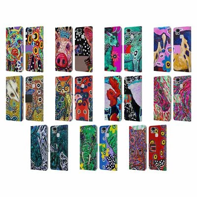 OFFICIAL MAD DOG ART GALLERY ANIMALS LEATHER BOOK CASE FOR ASUS ZENFONE PHONES - Image 1 of 4
