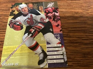 1995-96 FLEER STEPHANE RICHER NEW JERSEY DEVILS NHL #116 - Picture 1 of 2