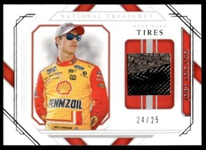 Joey Logano 2021 Panini National Treasures Race-Used Tires 24/25