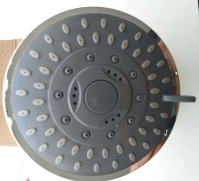 Cabezal de ducha de alta presión 5 ajustes cabezal de ducha fijo 4 pulgadas alto flujo Aisoso Foto 1 de 4