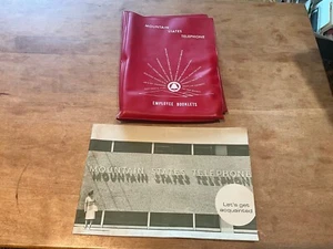 Vintage 1950’s/1960’s Mountain States Telephone Employee Booklet - W/Red Cover - Picture 1 of 13