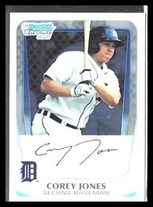 Corey Jones 2011 Bowman #BCP43    Chrome Prospects Detroit Tigers