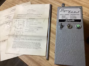 Transmisor de radiocontrol Lafayette vintage japonés T-271A Super Teletrol con instrucciones - Imagen 1 de 8