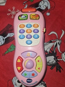 VTech Click and Count Toy Remote Pink Singing & Learning Lights Up Tested - Picture 1 of 2