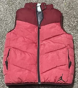 Jordan Reversible Red Black Vest YOUTH Size M 10-12 Rare Nike - Picture 1 of 7
