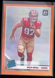 Nick Bosa - 2019 Donruss Optic RC Rookie Orange /199 #168 - San Francisco 49ers - Bild 1 von 2
