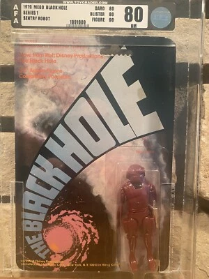 1979 BLACK HOLE ROBOT SENTRY AFA 80 Debut Series 1 Card 80/80/90 - Image 1 of 4
