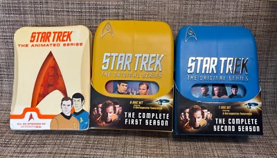 Star Trek The Origional Series 1st & 2nd Season  and The Animated Series DVD Foto 1 de 4