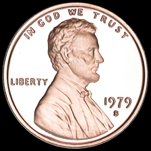 1979 S Lincoln Cent Gem Deep Cameo PROOF Penny US Mint Coin Beautiful! Cover