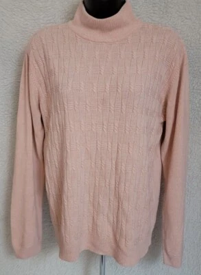 Женский свитер рубашка блузка Jenny Buchanan размер L XL большой X большой розовый - Изображение 1 из 4