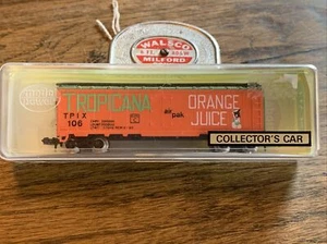 Model Power N 3726 40' Tropicana Refrigerator Car COLLECTOR CAR - Picture 1 of 10