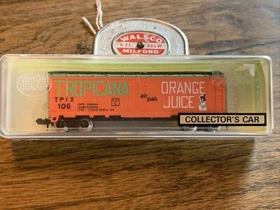 Model Power N 3726 40' Tropicana Refrigerator Car  COLLECTOR CAR - Image 1 of 4