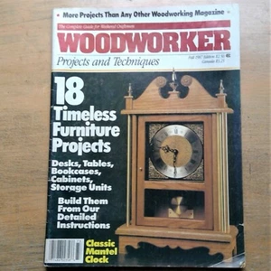 Woodworker magazine Fall 1987 Projects & Techniques Complete Guide for Weekend - Imagen 1 de 10