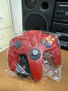 Official Nintendo 64 Controller Joystick Red OEM N64 Tested - Picture 1 of 4