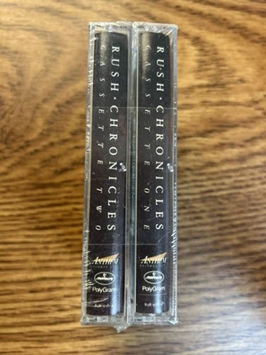 Rush Chronicles 2 Cassette Lot 1990 Mercury PolyGram Anthem Rock Sealed New - Image 1 of 3