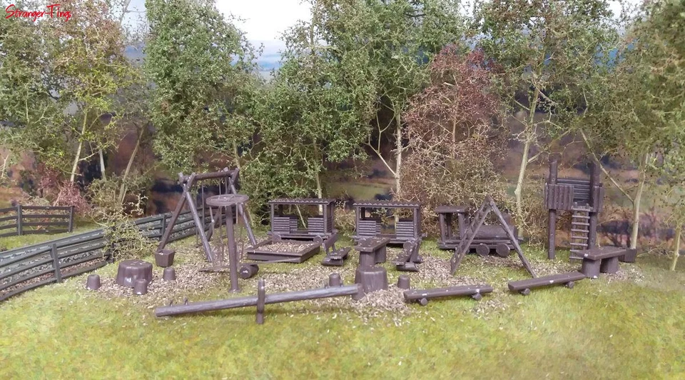 Gaugemaster Fordhampton Play Park Kit 1:76 Scale, OO Scale - Image 1 of 1