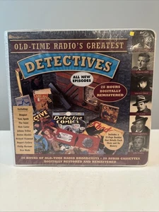 Old Time Radio's Greatest Detectives - 20 Cassettes ✨New Sealed✨ - Picture 1 of 5