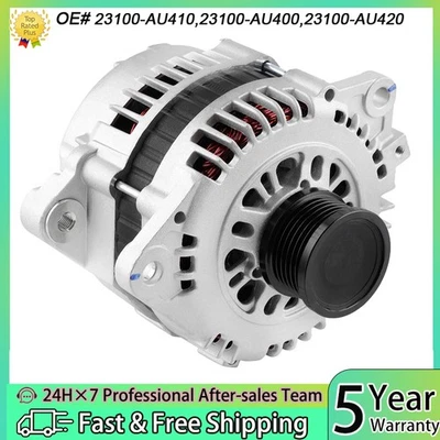 Alternator For 2008-2012 Nissan Rogue 2005-2011 X-Trail 2.5L 110Amp 23100-AU40D Foto 1 de 4