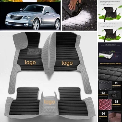 For Chrysler Crossfire Car Floor Mats Auto Carpets All Weather Waterproof Foto 1 de 4